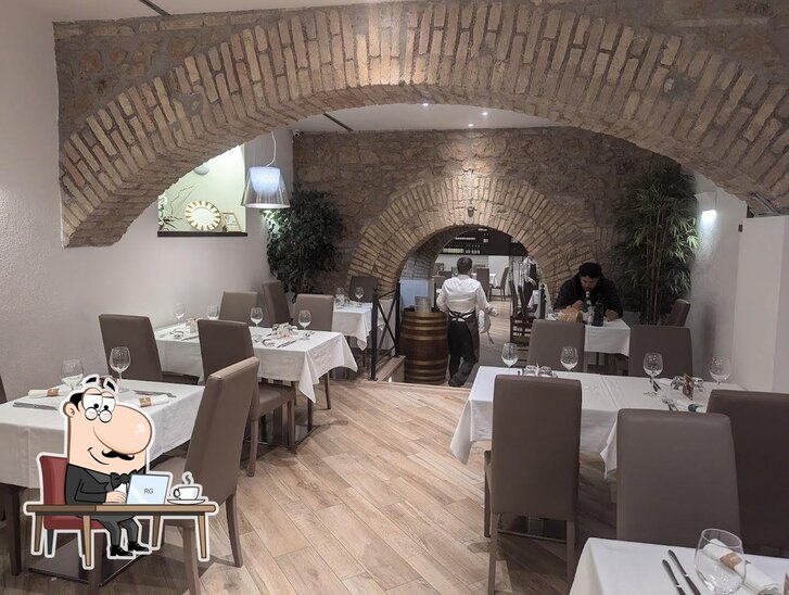 Gli interni di Amedeo Ristorante.