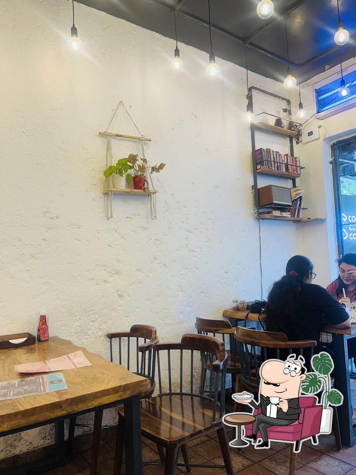 Take a seat at one of the tables at Counter Culture Coffee.