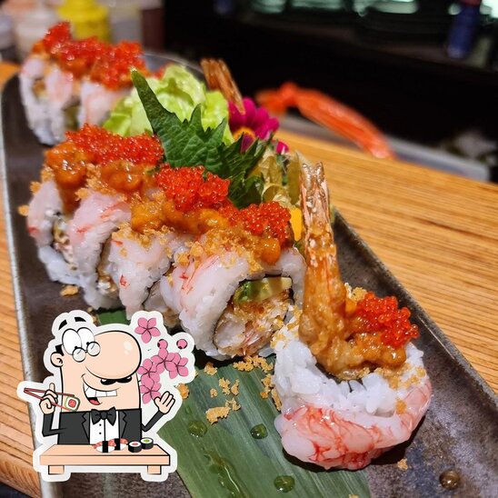 Il sushi è il cibo tradizionale della cucina giapponese.