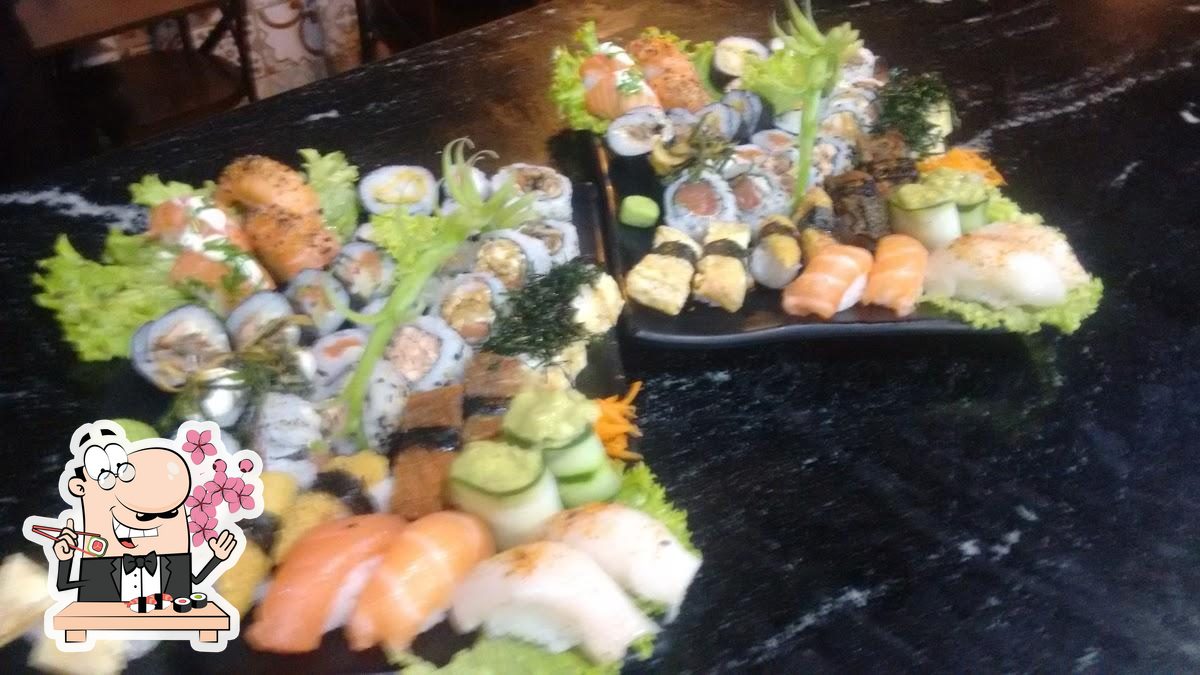 Sushi é um famoso prato originário do Japão.