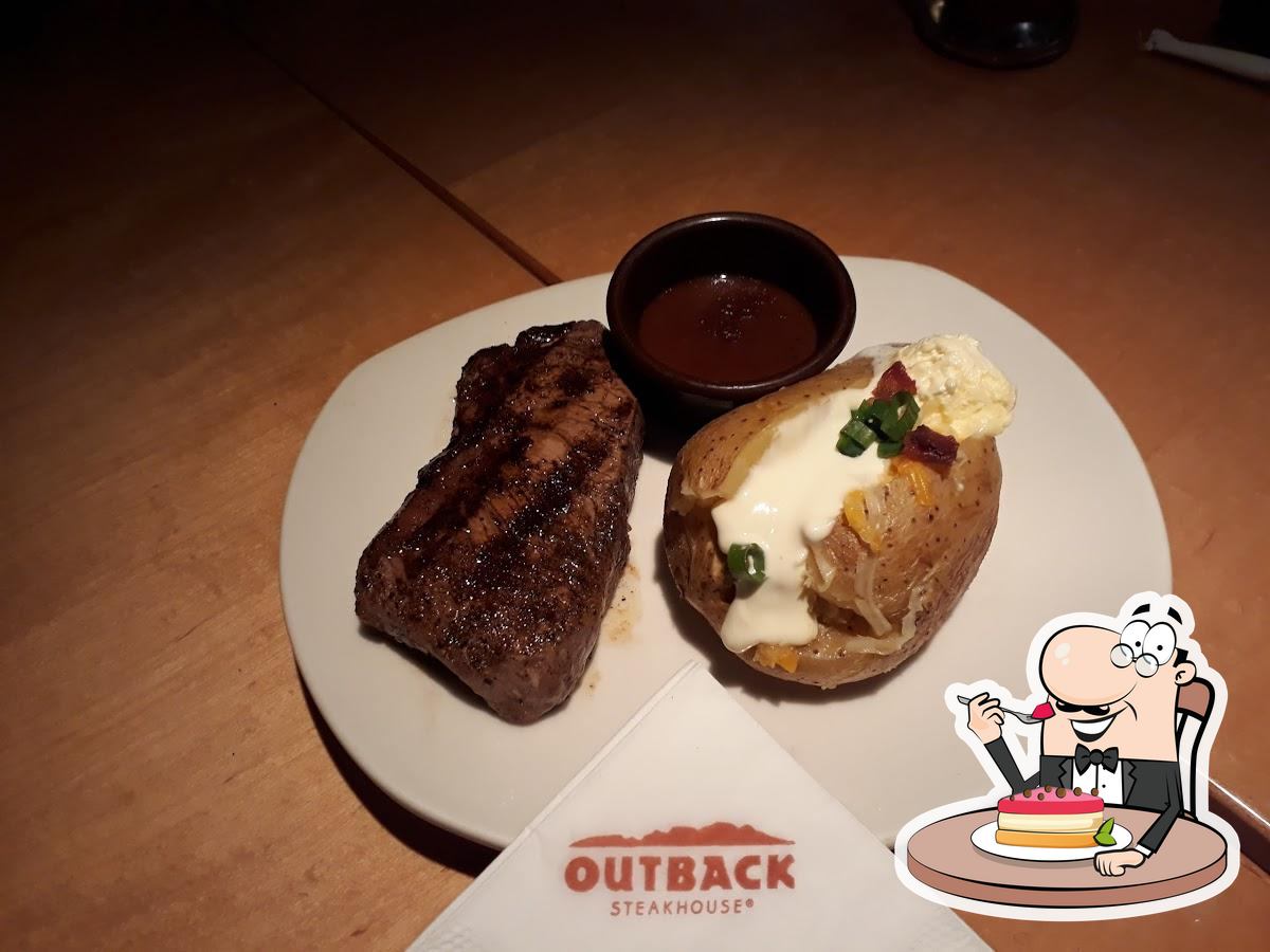 Não esqueça de experimentar uma sobremesa no Outback Steakhouse.