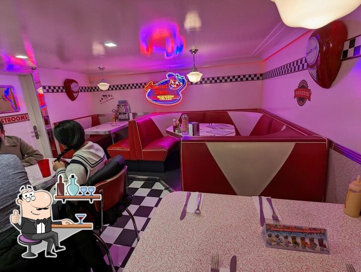 L'intérieur de American Dream Diner.