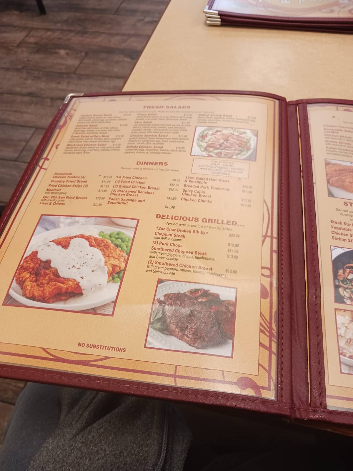 Menu at Round Table Family Restaurant, Godfrey, Godfrey Rd b