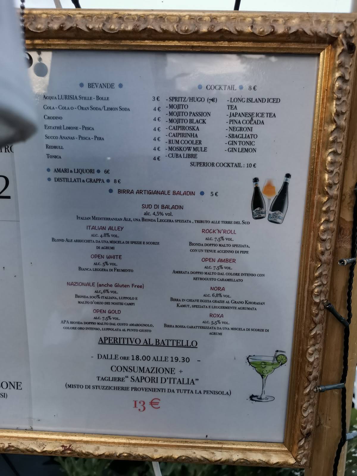 Menu Da Il Battello Di Arona Piroscafo Lombardia Arona