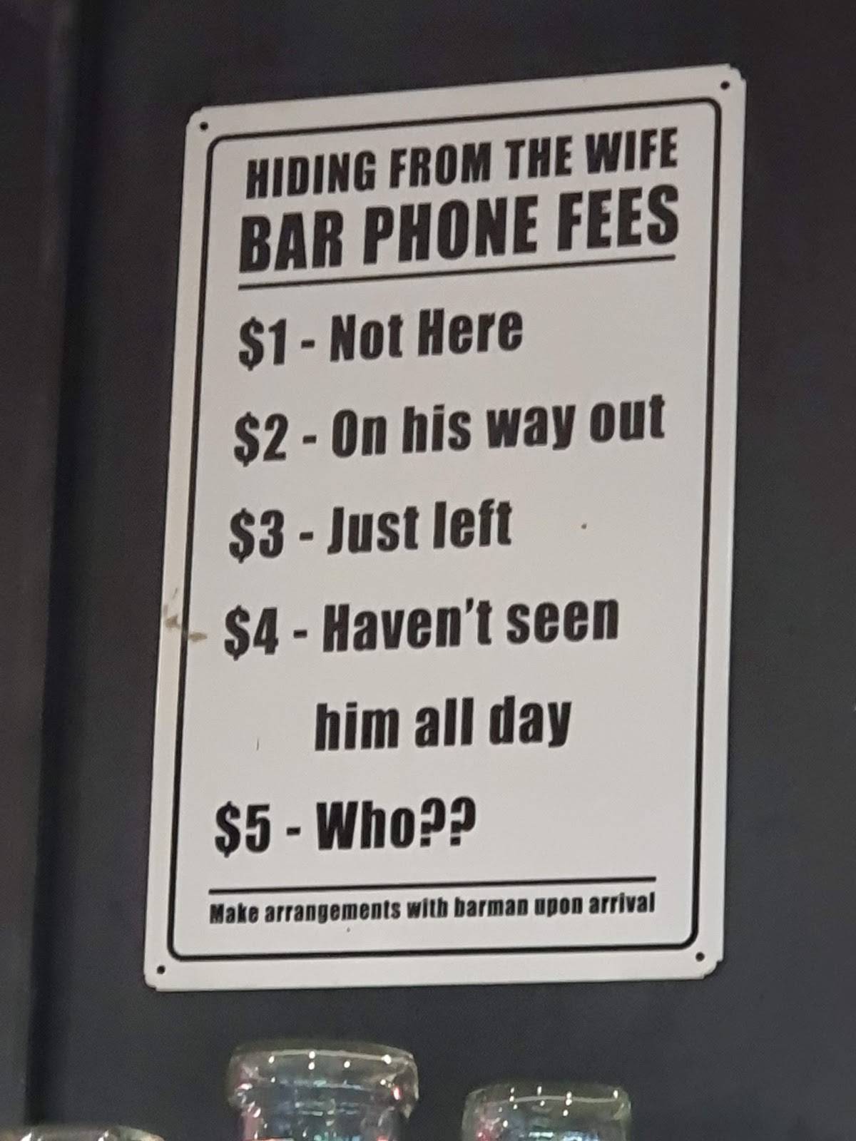 Menu at Birdcage Hotel pub & bar, Longreach