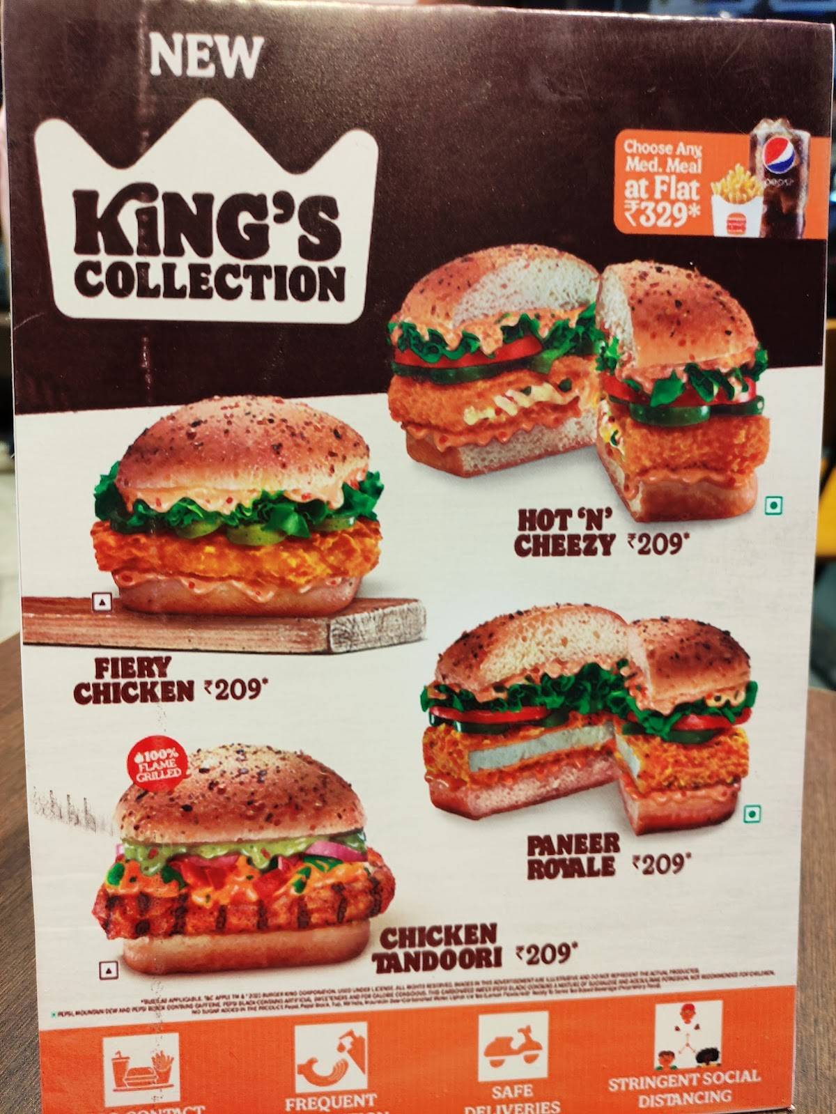 Menu at Burger King, Guwahati, Ground Floor, Prithvi Center, GS Rd