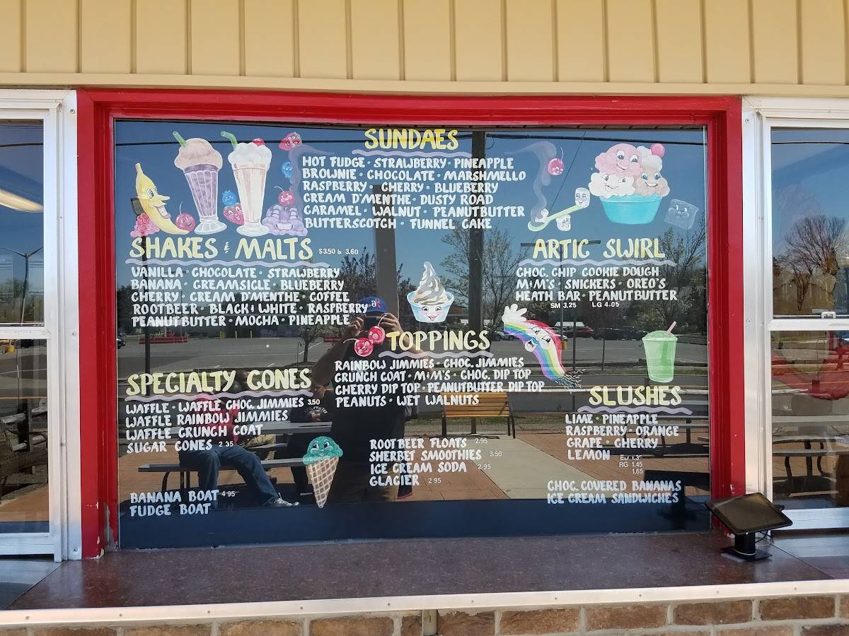 Menu at Twin Kiss Drive In restaurant, Clayton