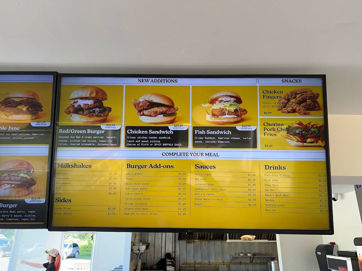 Menu at Harry's Charbroiled Picton restaurant, Prince Edward