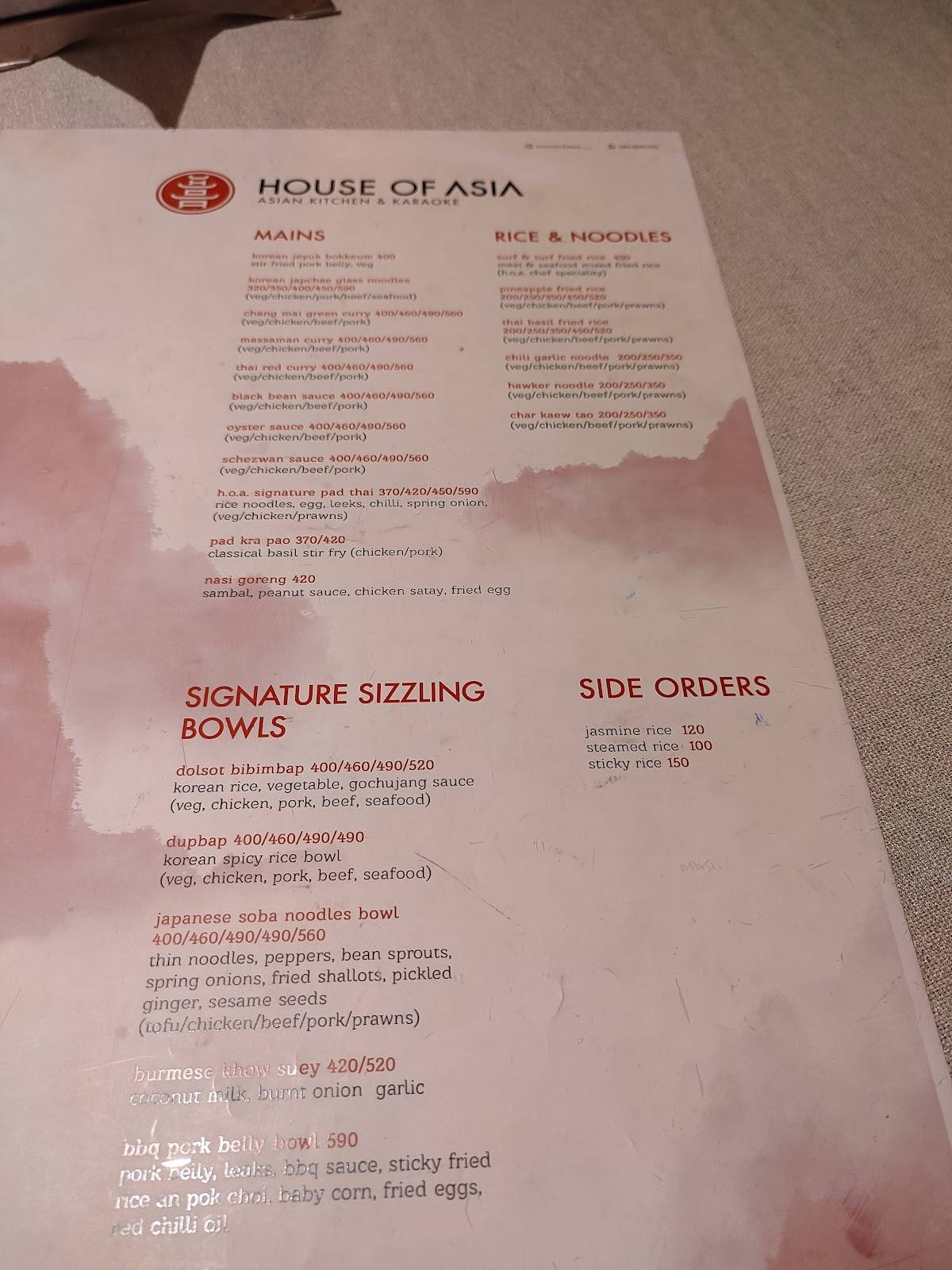 Menu At House Of Asia Dimapur menu-at-house-of-asia-dimapur