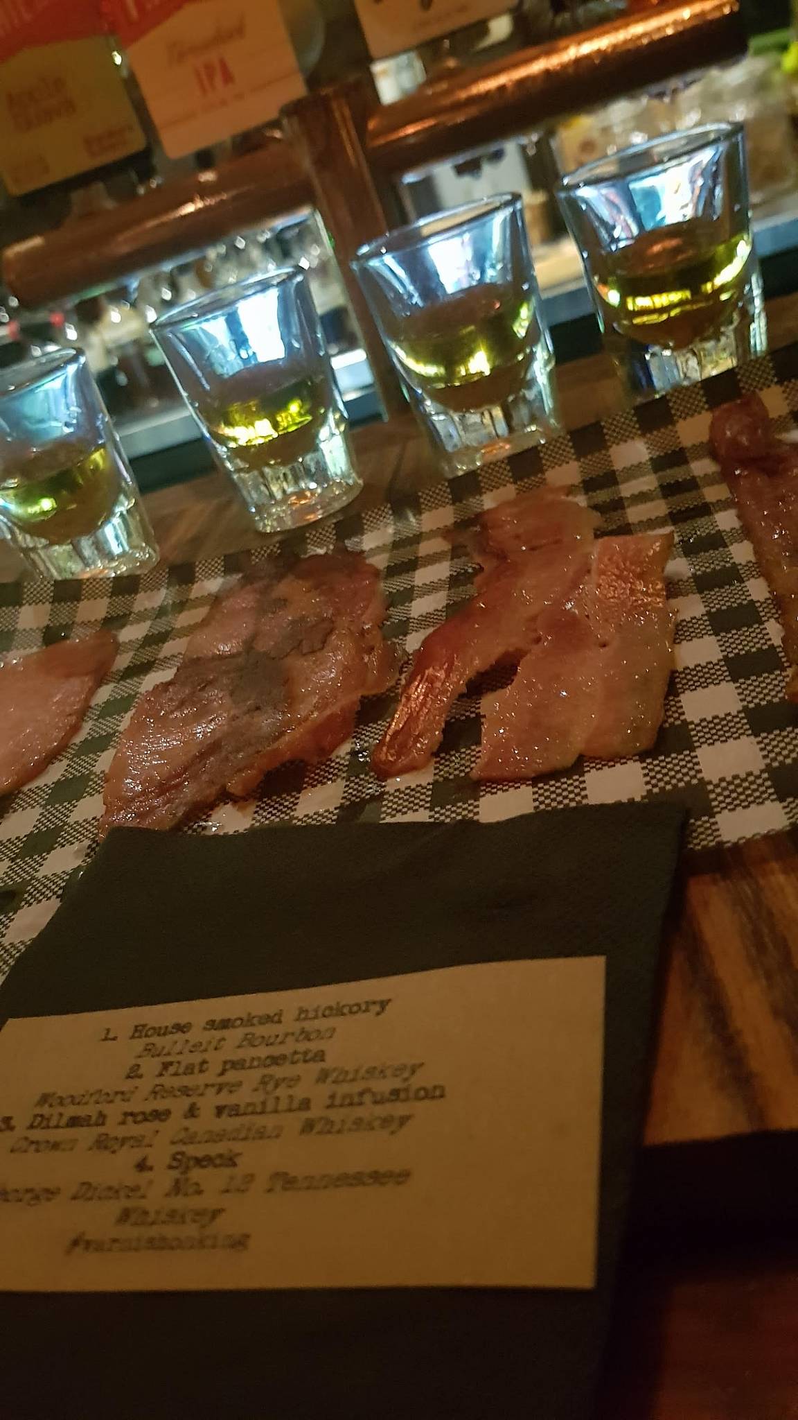 Menu at Varnish on King restaurant, Perth