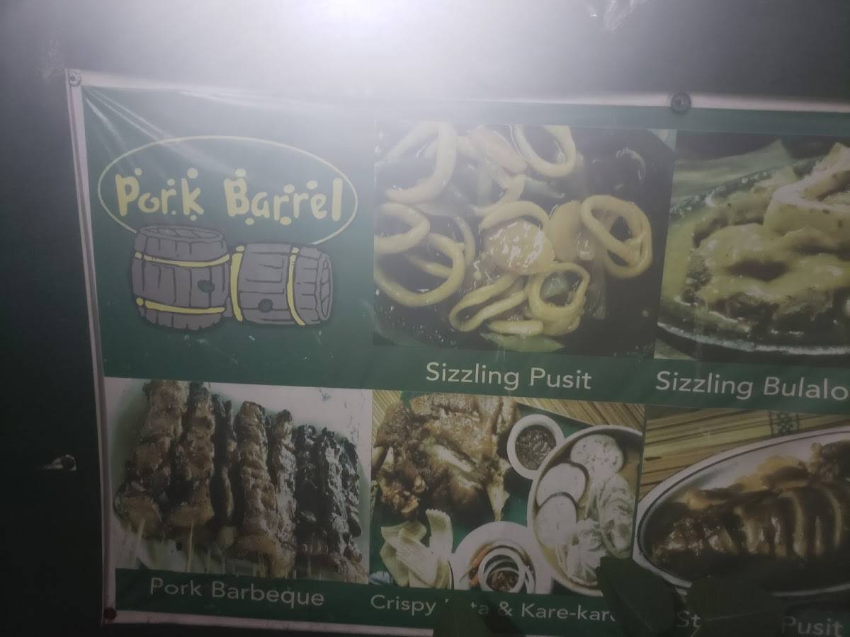Menu at Pork Barrel Kalayaan, Quezon City, 92 Kalayaan Ave