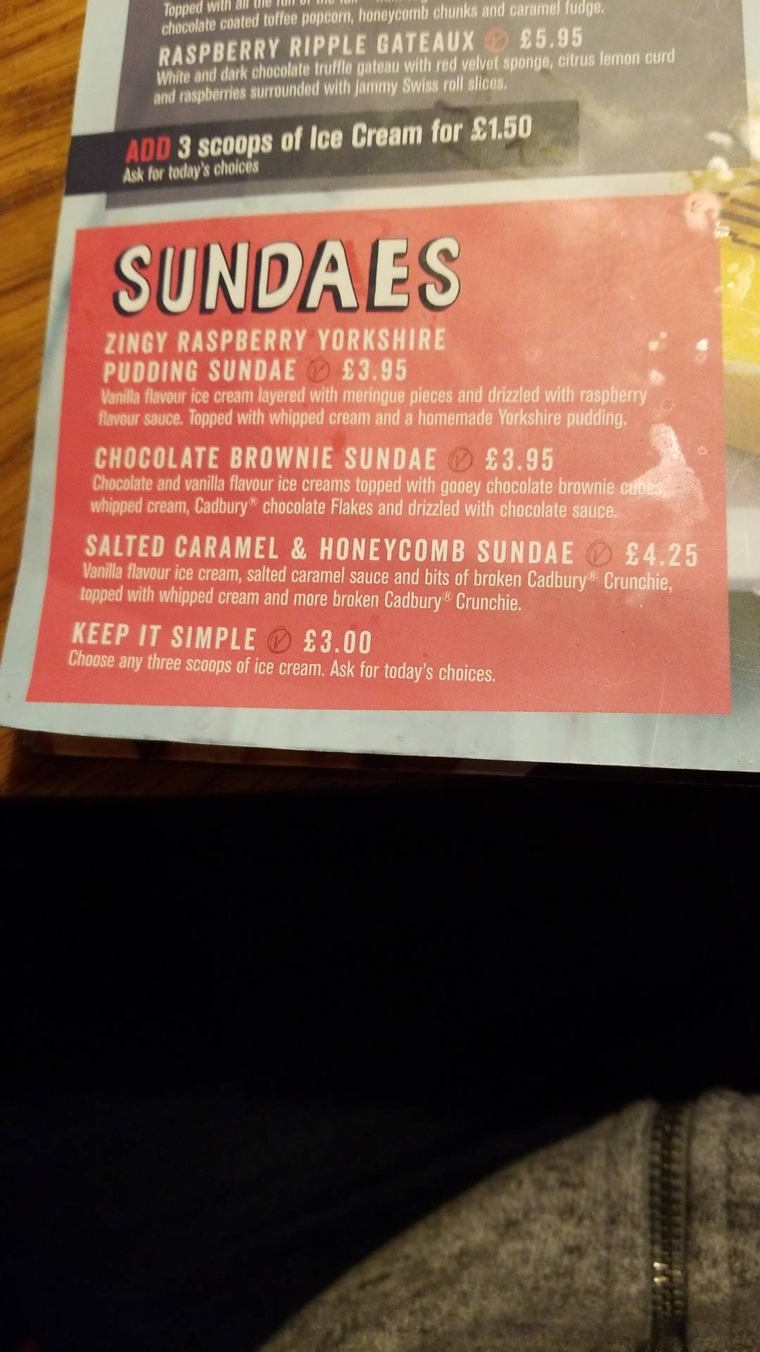 Menu at Alders pub & bar, New Ollerton, Worksop Rd