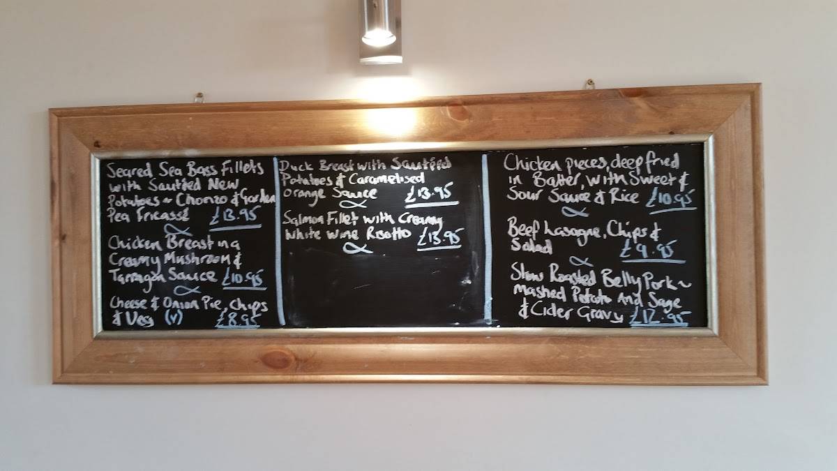 Menu at The Spread Eagle pub & bar, Southwell, Caunton Rd