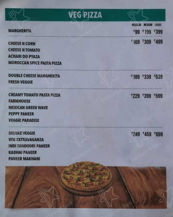 Menu at Domino's Pizza, Pimpri-Chinchwad, JQ52+CJV