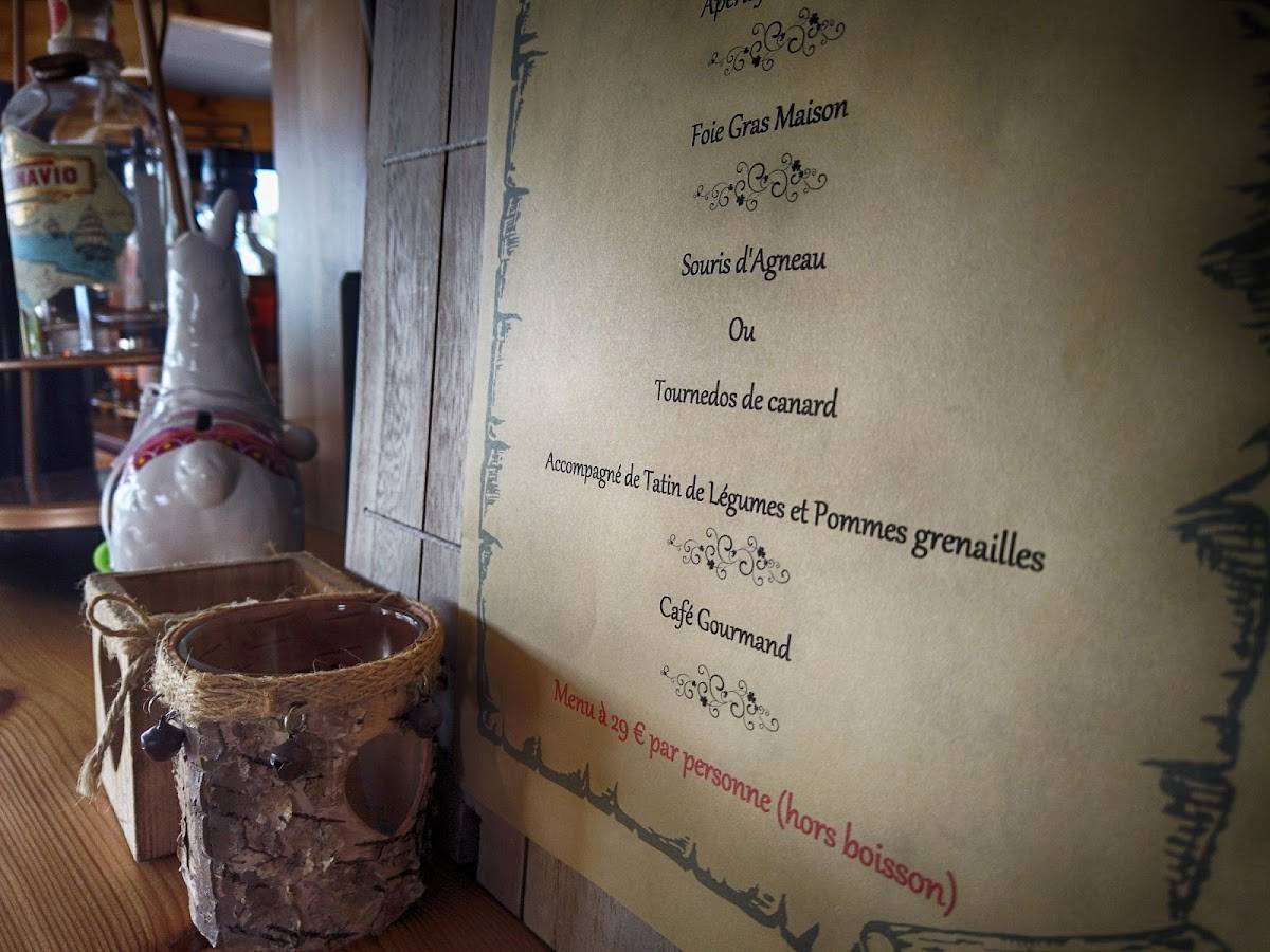 Menu au Le Refuge du Goulet Restaurant Savoyard, SaintVincentsurJard