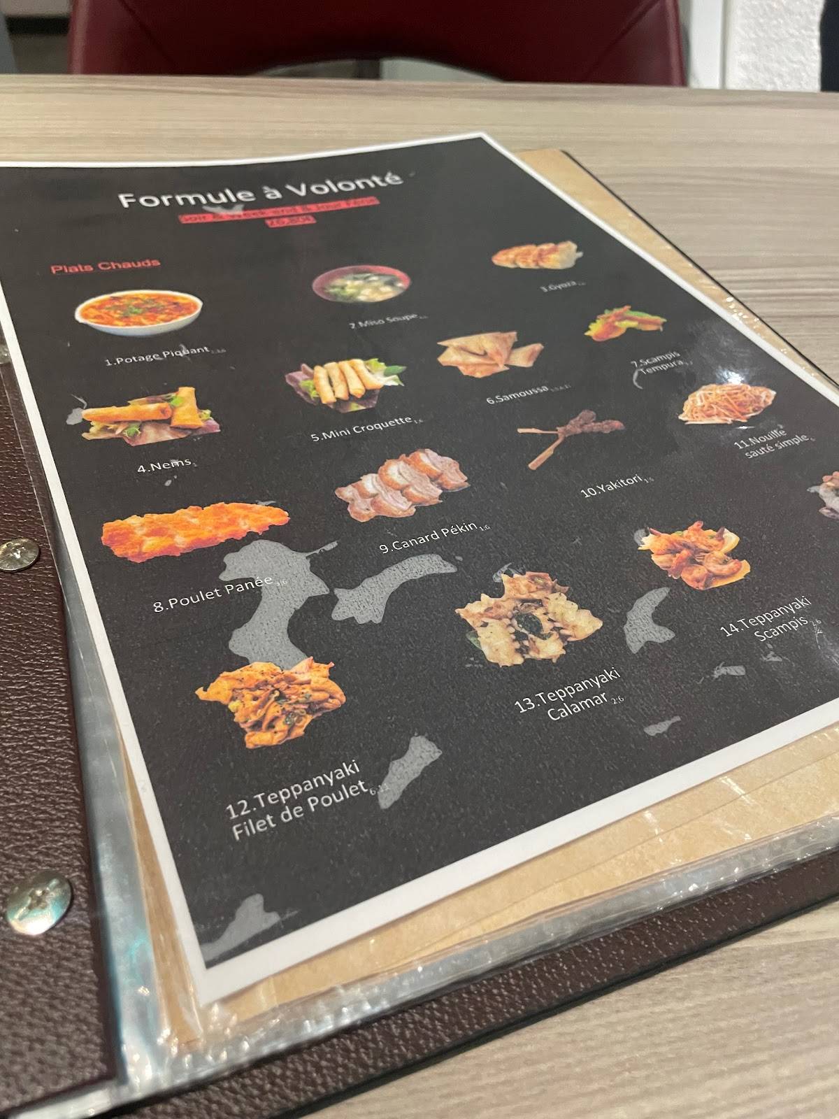 Speisekarte von Restaurant TACHI, Luxemburg