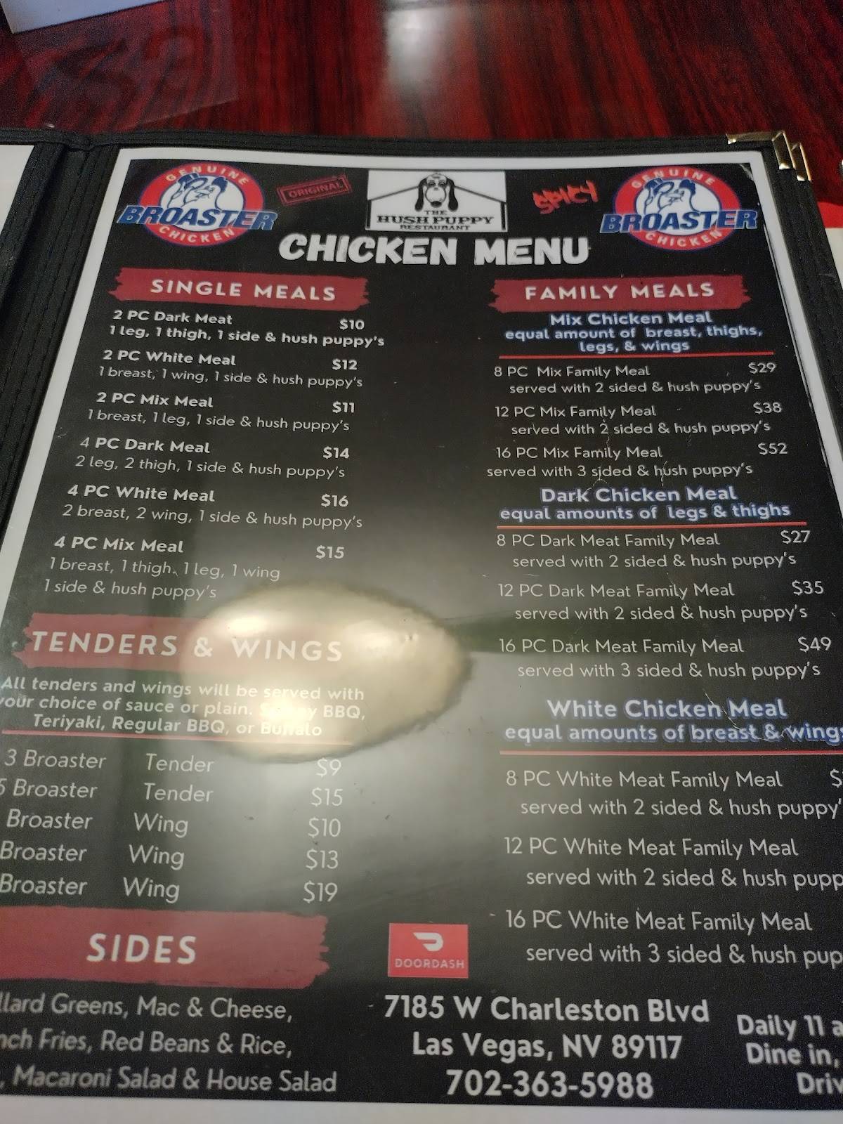 menu-at-the-hush-puppy-lv-restaurant-las-vegas-w-charleston-blvd