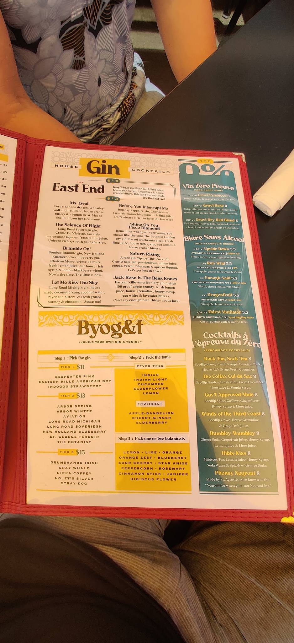 Menu at The Unicorn Tavern pub & bar, Grand Haven
