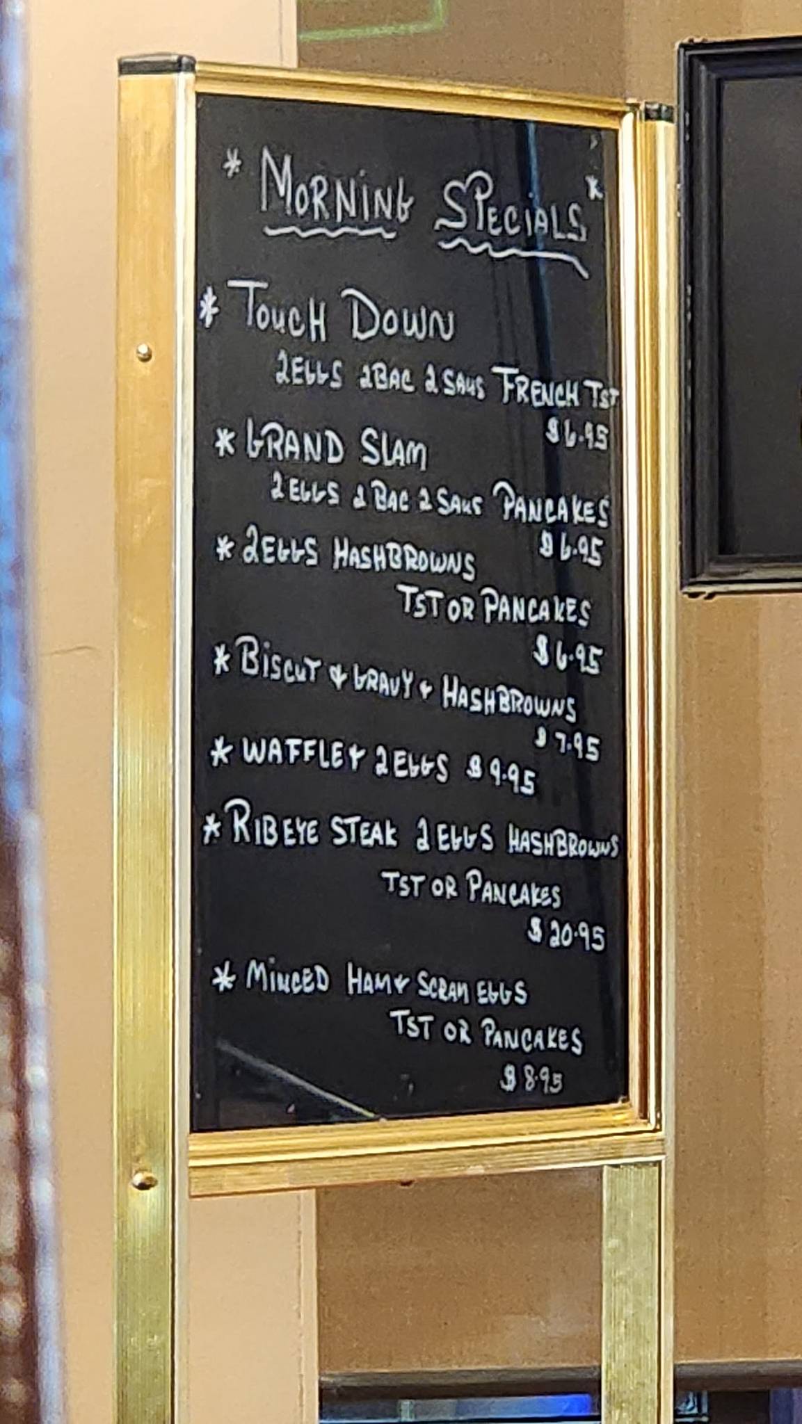 Menu at The View Restaurant, Bridgeview