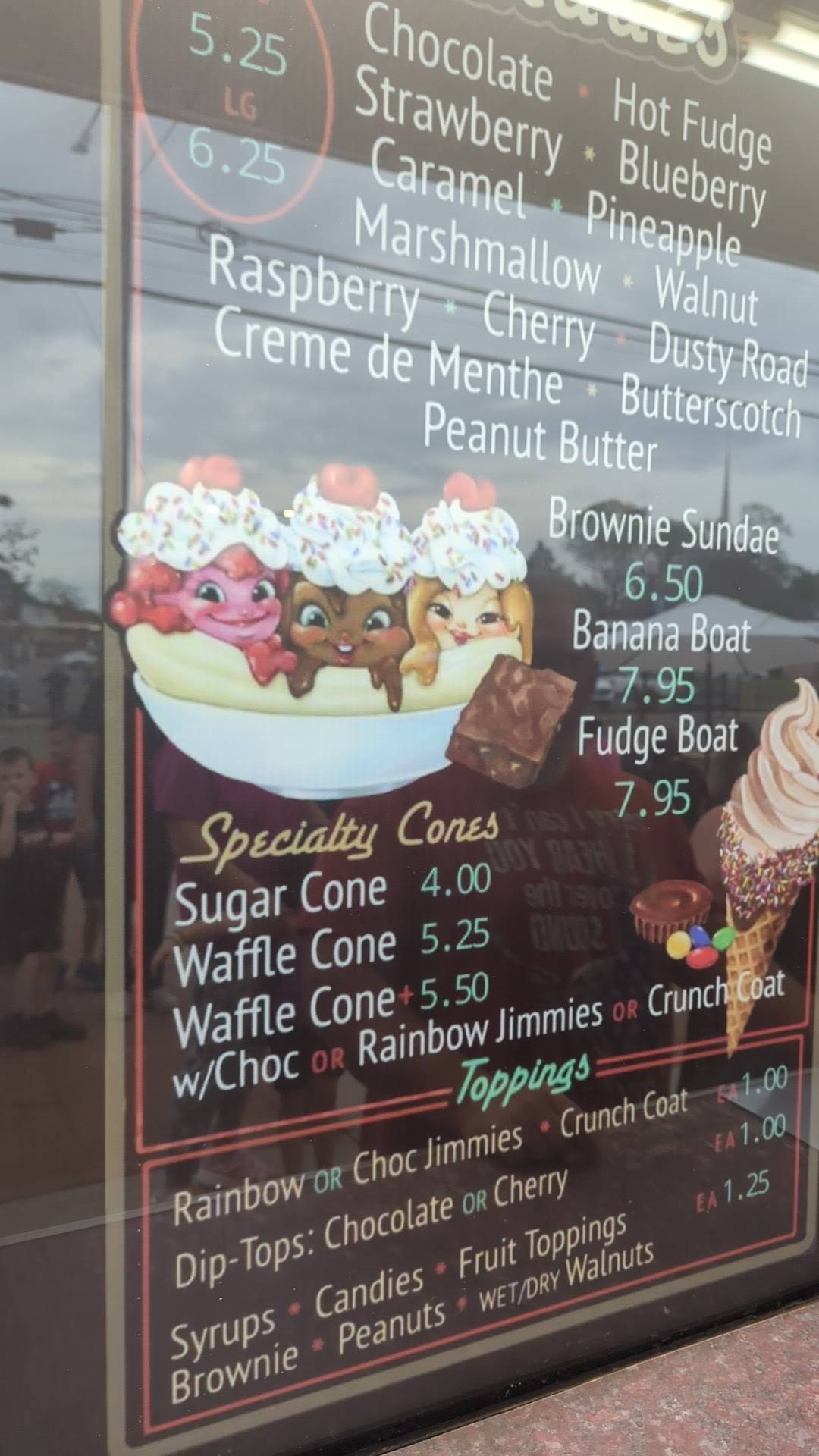 Menu at Twin Kiss Drive In restaurant, Clayton