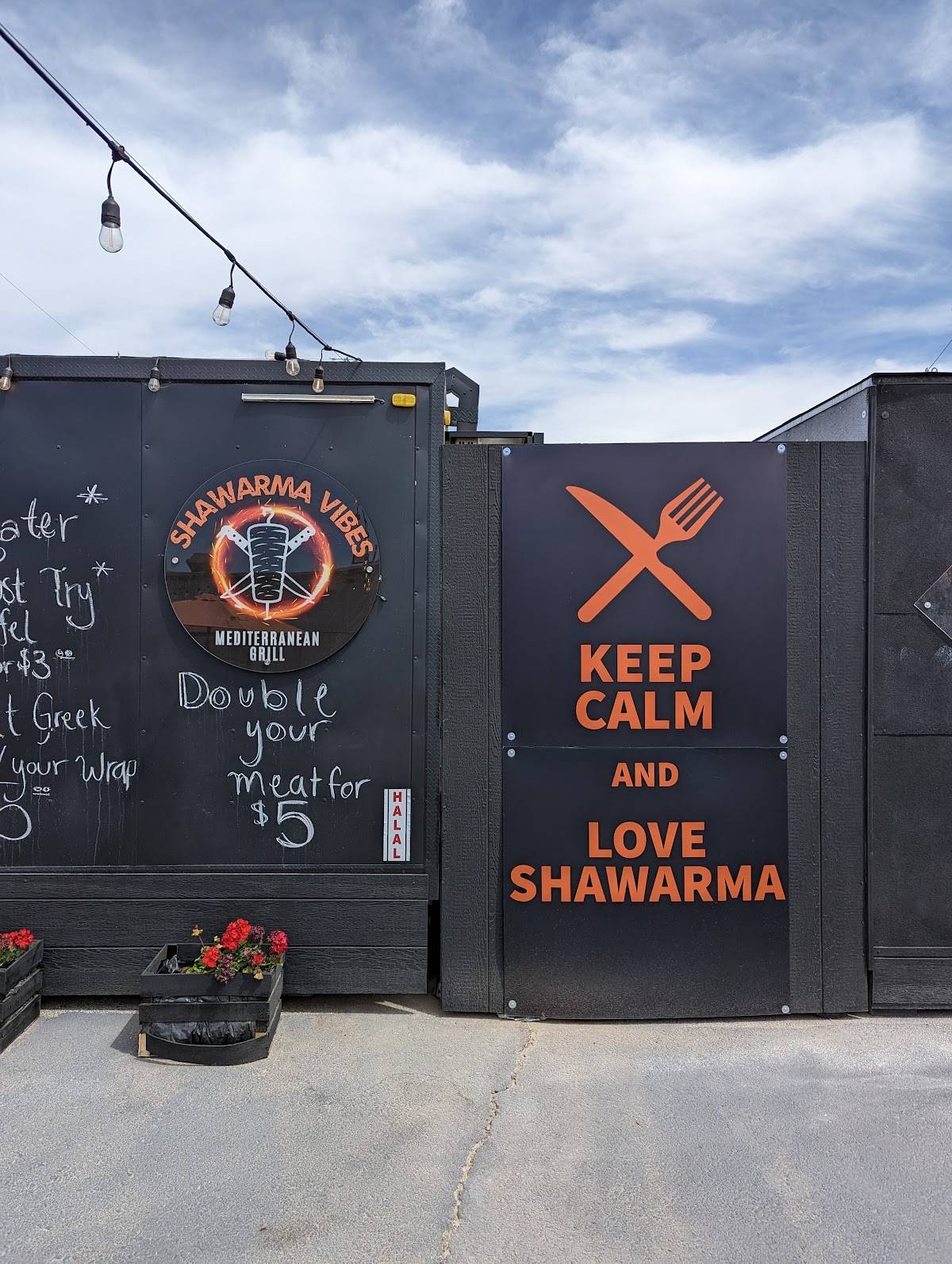 Menu at Shawarma Vibes restaurant, Yuma