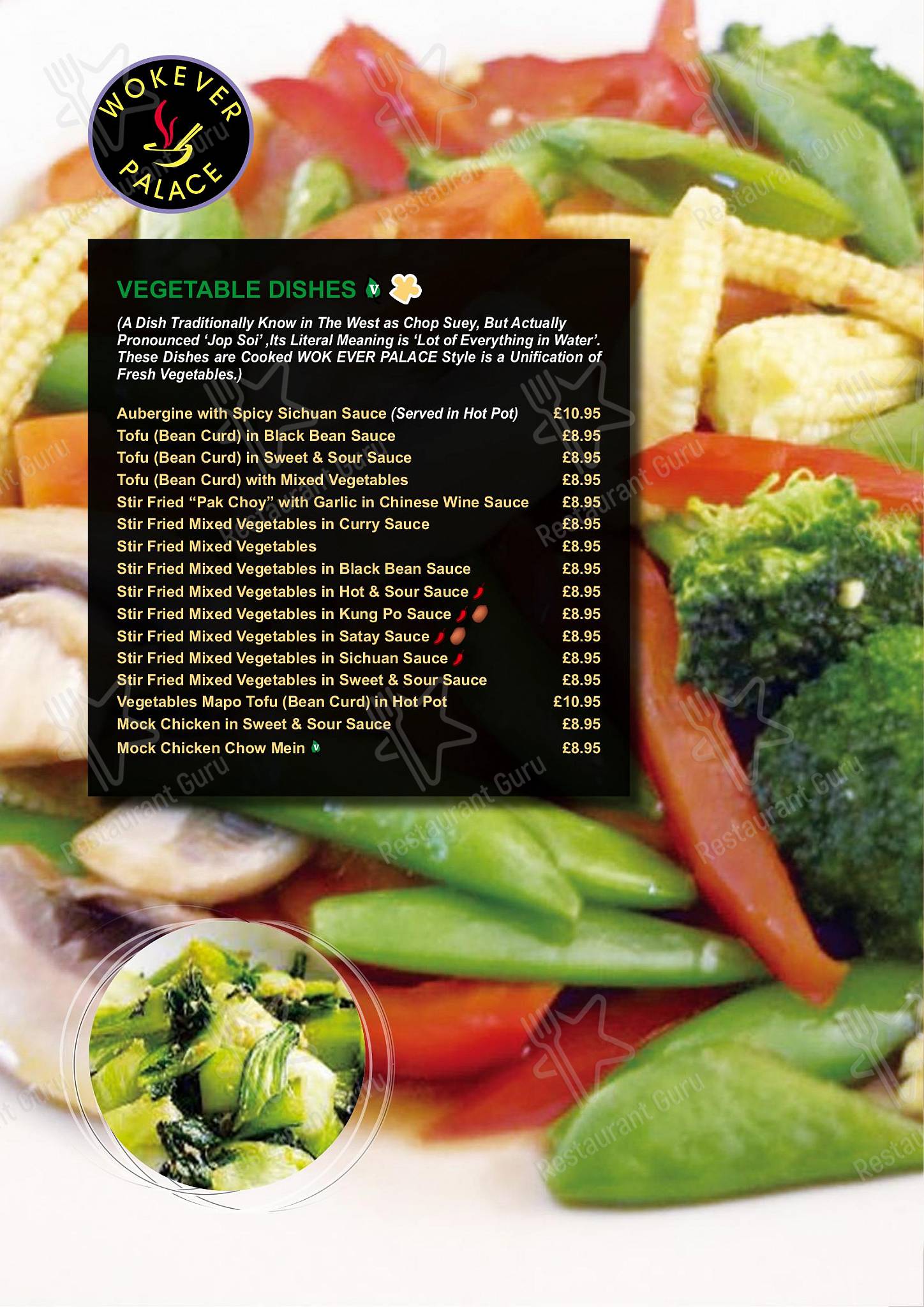 Menu at Wok Ever Palace pub & bar, Cleckheaton