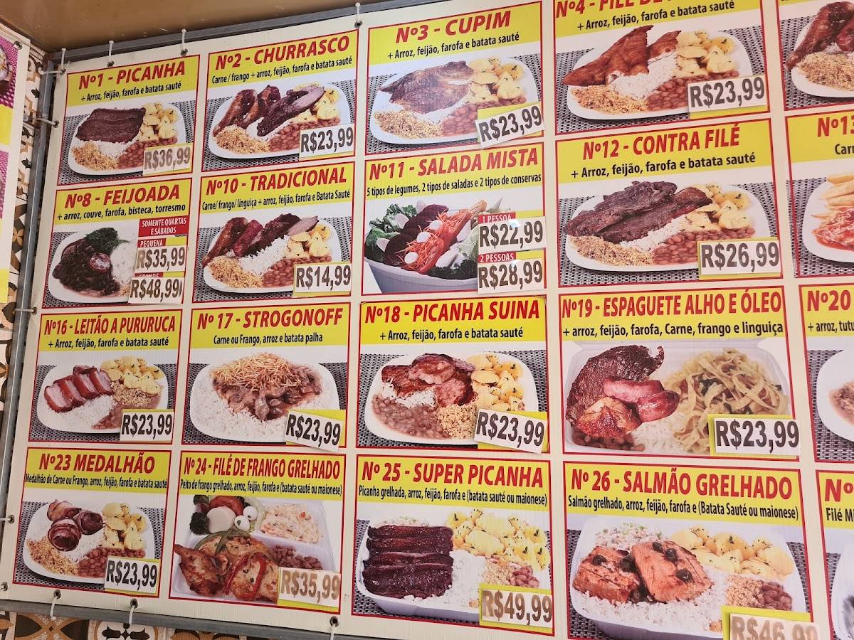 Menu em Churrascaria Anália Franco, São Paulo