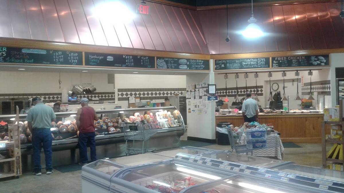Menu at Claiborne Hill Supermarket restaurant, Waveland