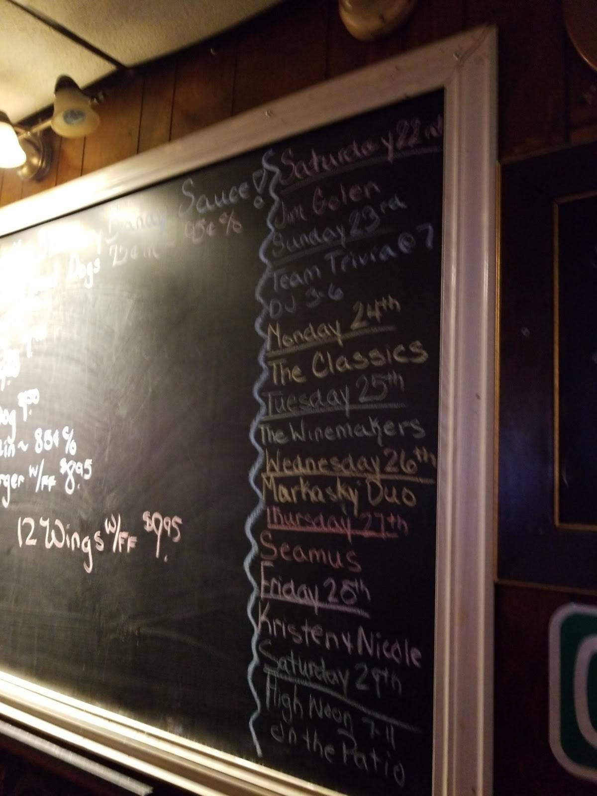 Menu at Crickets Bar and Grill, Youngstown