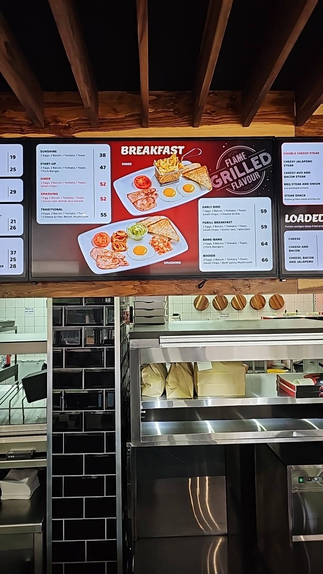 Menu at FGRILL DINER BLAIRGOWRIE restaurant, Randburg