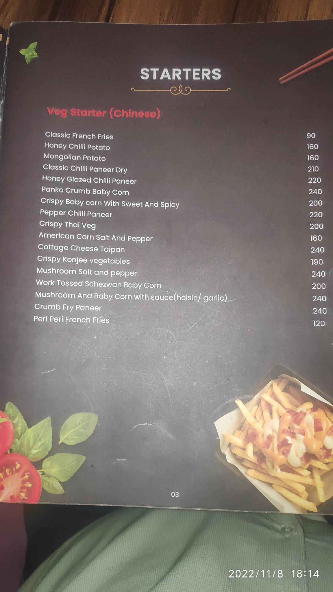 Menu at Oriental Meat & Eat Restaurant Narengi, Guwahati