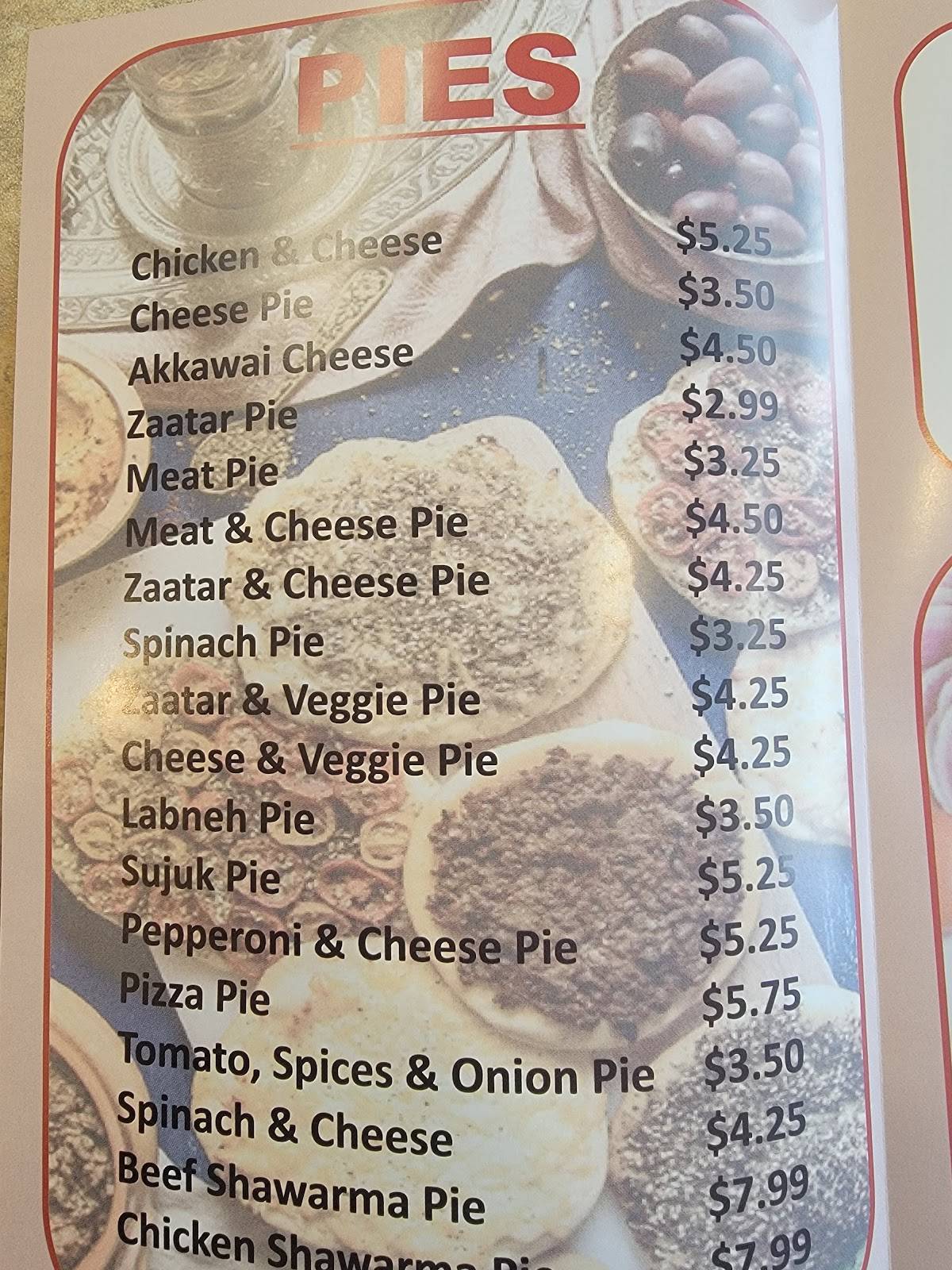 Menu at Hello Bakery, ClarenceRockland