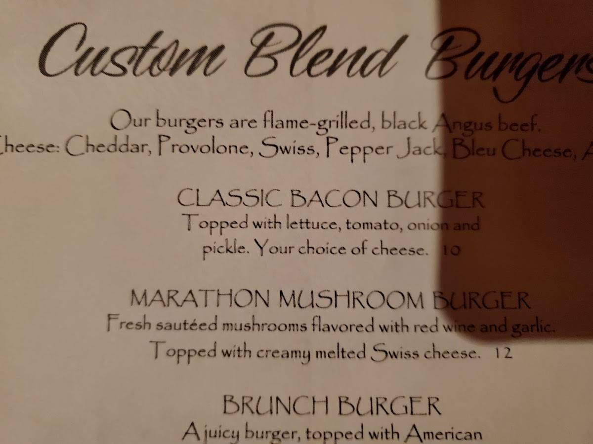 Menu at J.P. Henry's Restaurant, Parkersburg