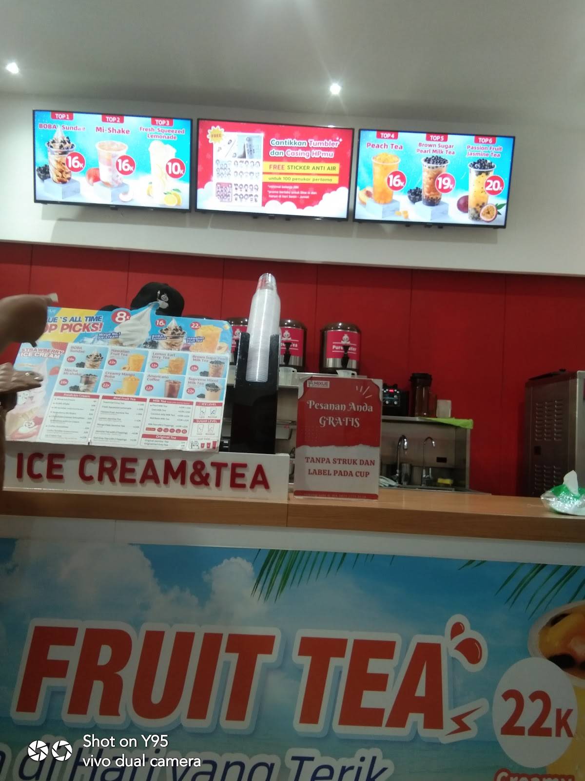 Menu at Mixue Ice Cream & Tea Since 1997, Tangerang