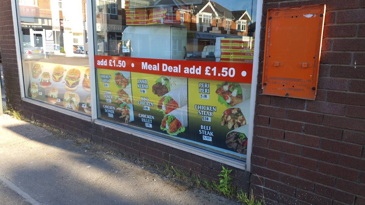 Carta de Pamir BBQ Express, Bournemouth, 830 Wimborne Rd