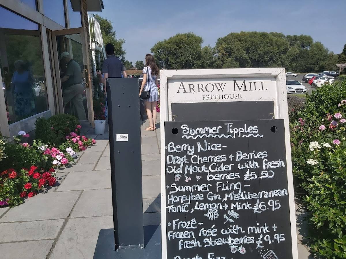 Menu at Arrow Mill pub & bar, Alcester, Arrow