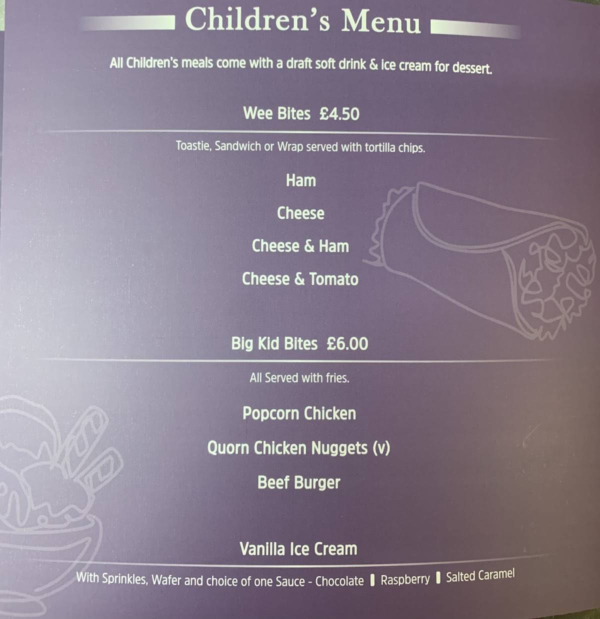 Menu At Royal Bar Innellan 8981