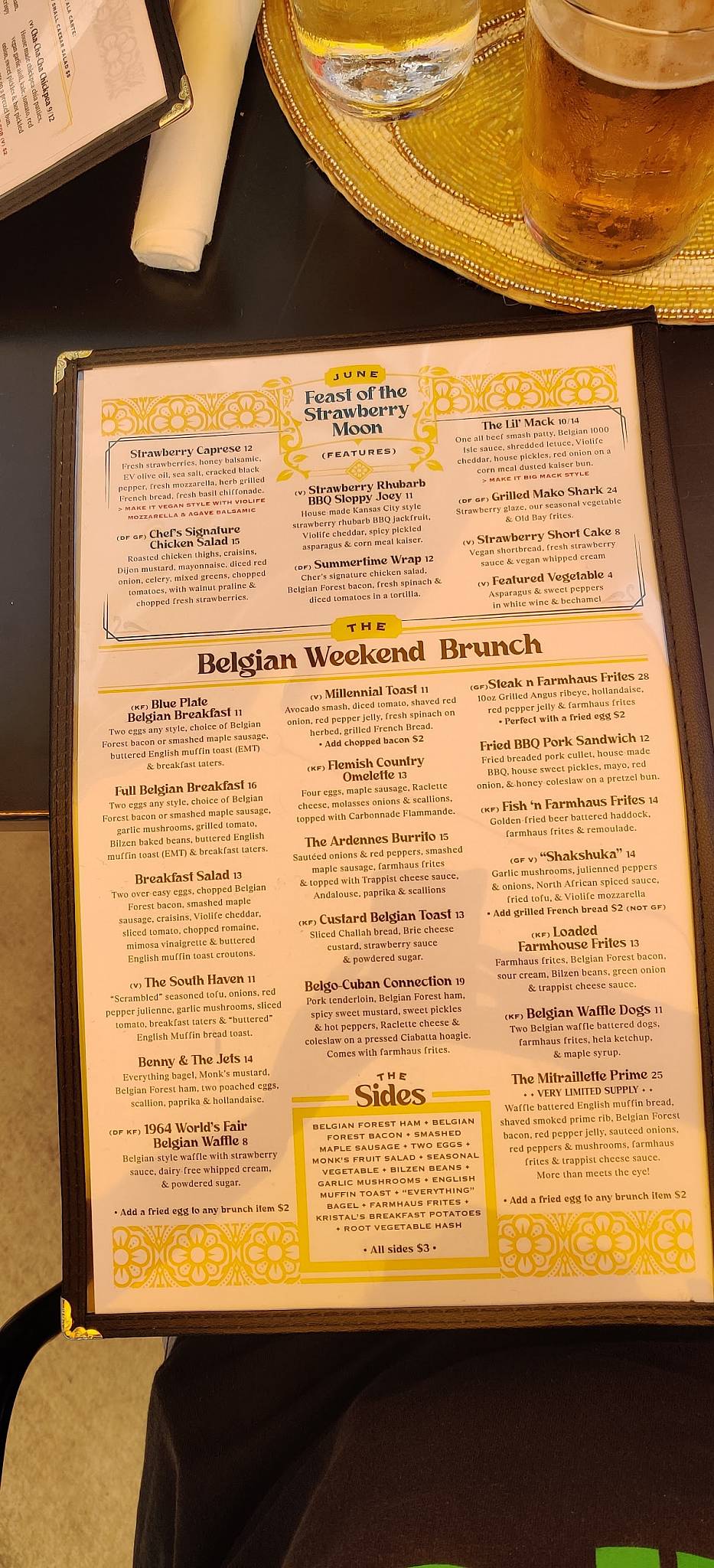 Menu at The Unicorn Tavern pub & bar, Grand Haven