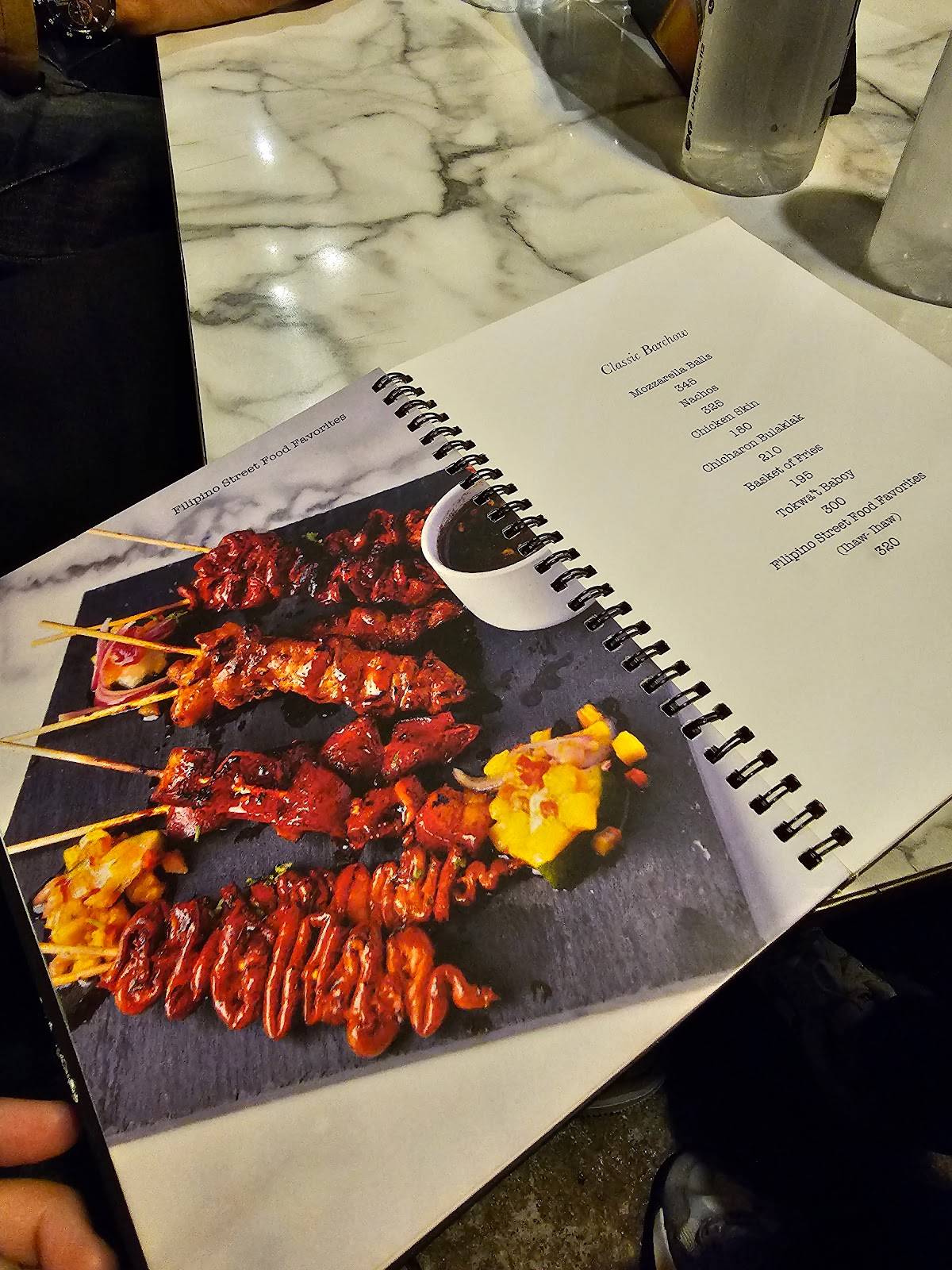 Menu at Delgado.112 restaurant, Quezon City