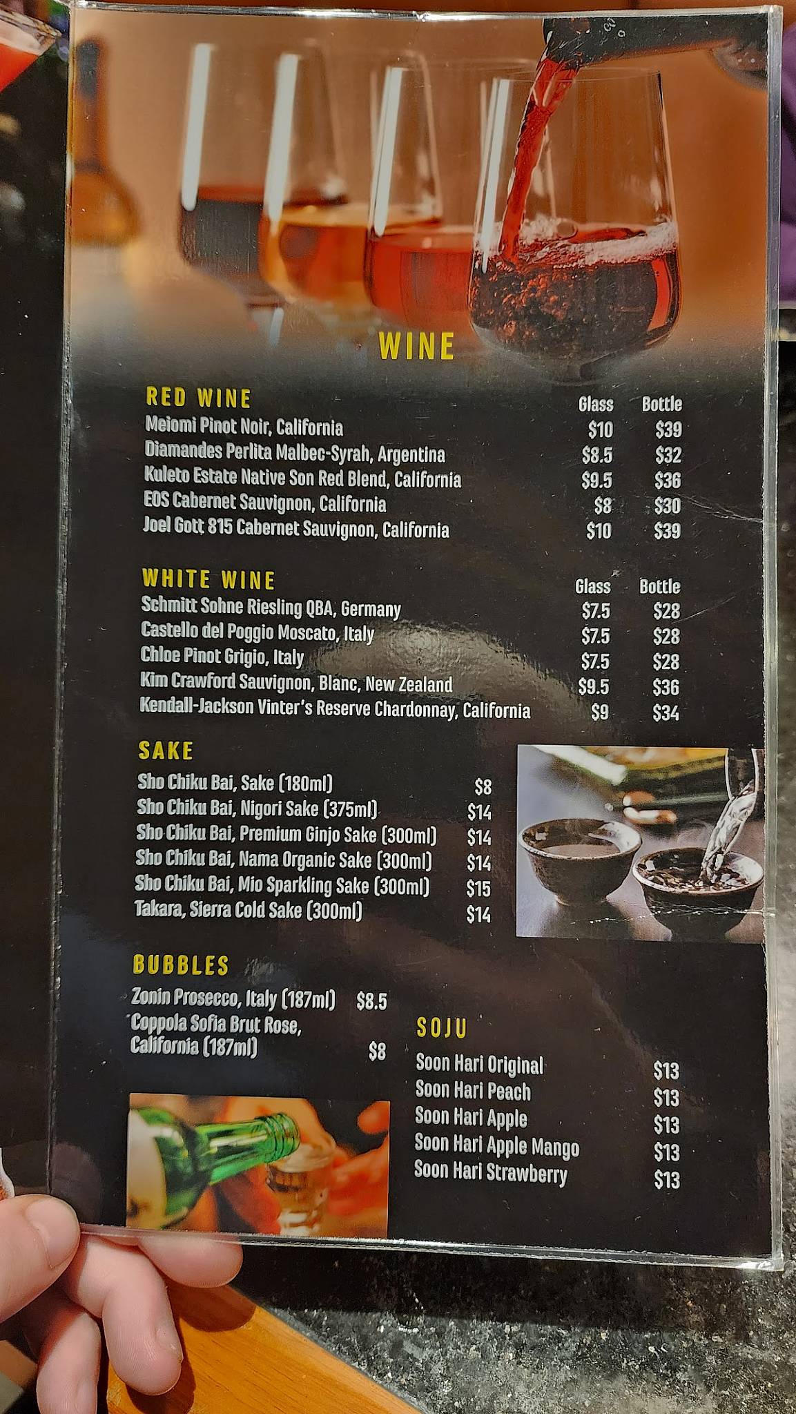 Carta de Seoul Korean BBQ & Hotpot, Mason