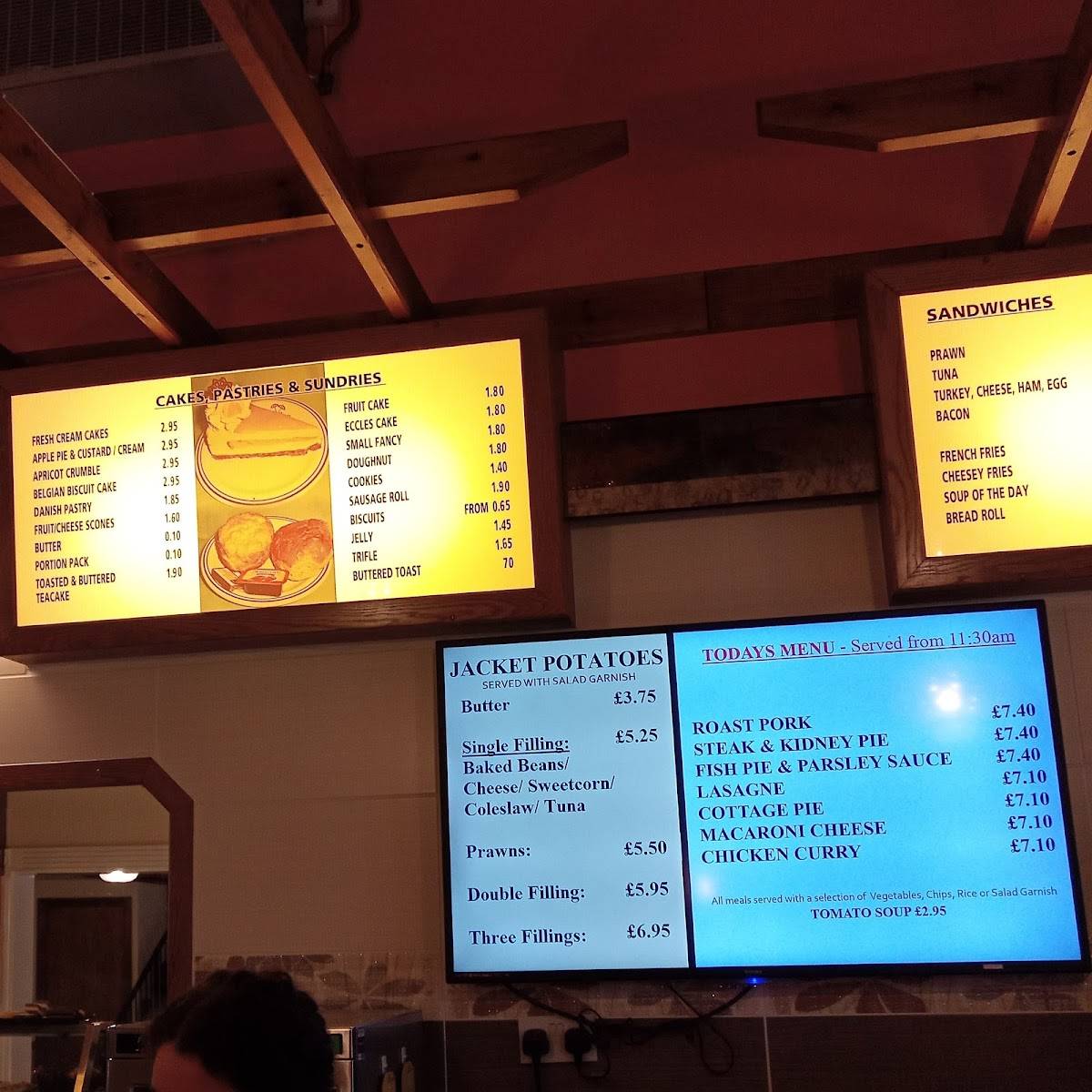 Menu at Shades Restaurant, Eastbourne