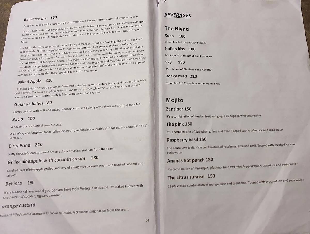 Menu at Steam N Mugs The global gastronomy, Kakkanad
