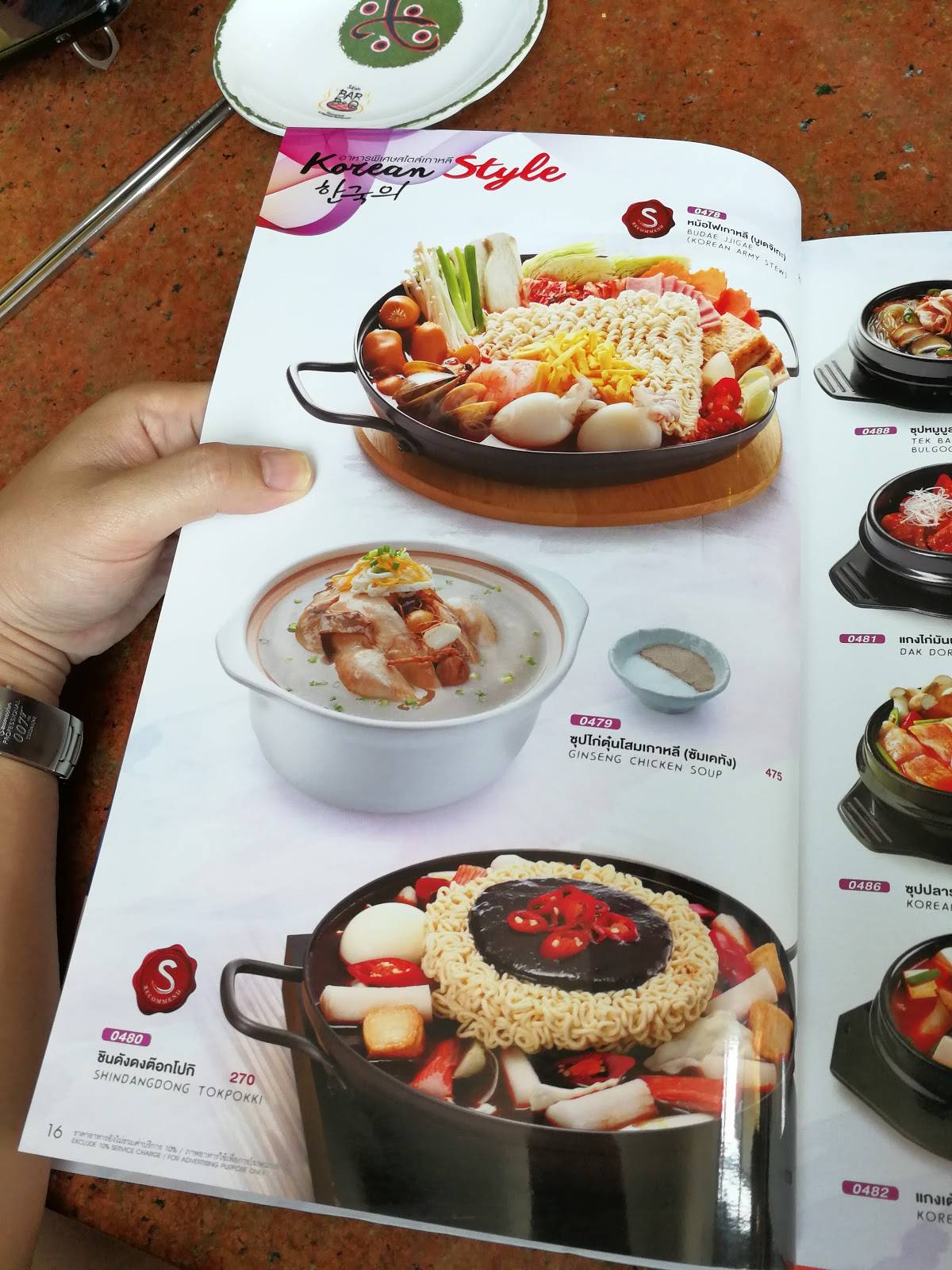 Carta del restaurante Sukishi Central Plaza Rama2, Bangkok