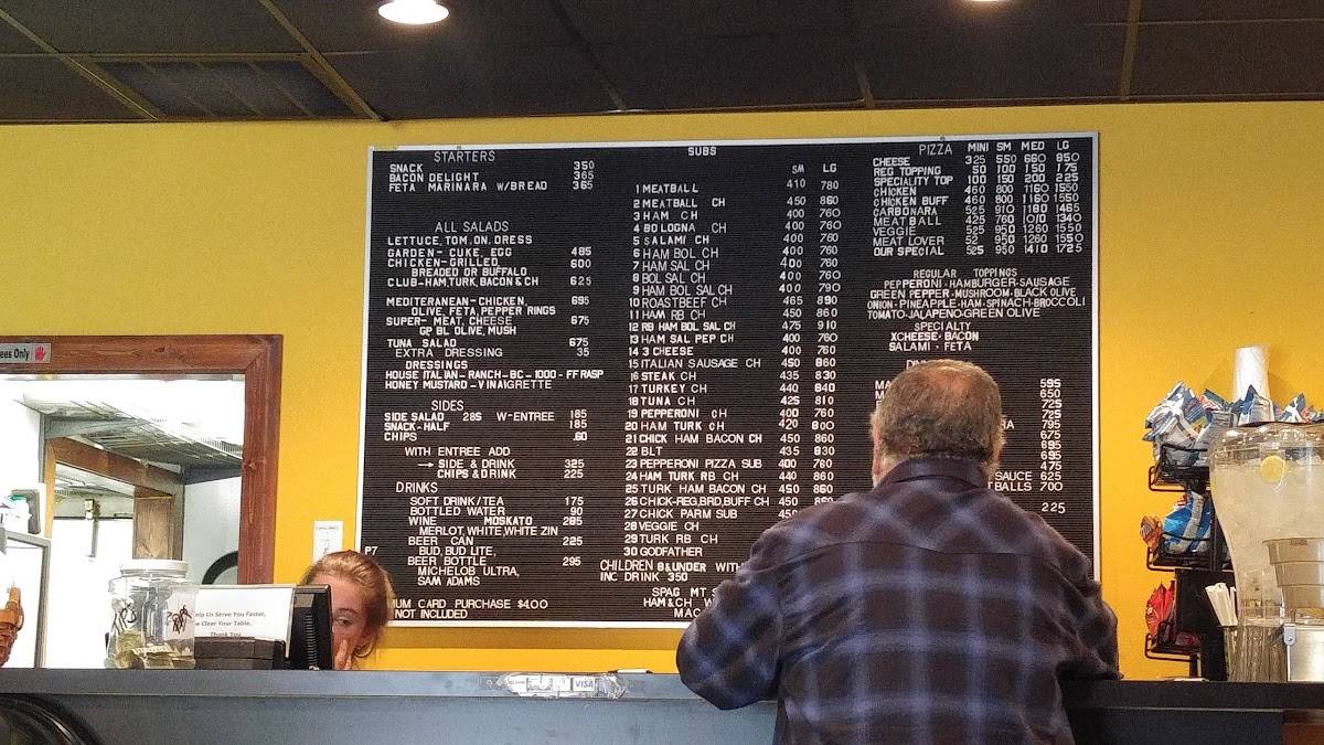 Menu at DE Mara's Italian Restaurant, Sumter