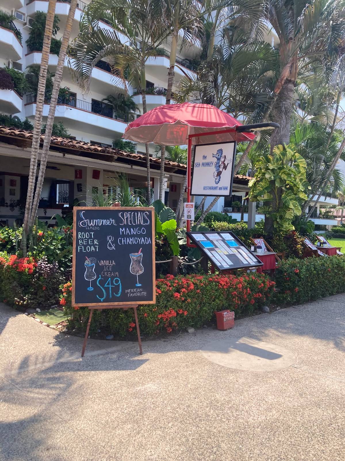 Menu At The Sea Monkey Pub Bar Puerto Vallarta Olas Altas 299