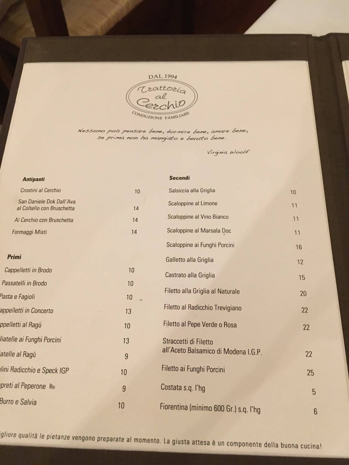 Menu At Trattoria Al Cerchio Restaurant Ravenna menu-at-trattoria-al-cerchio-restaurant-ravenna