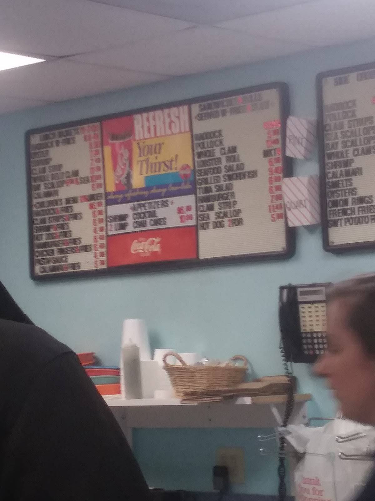 Menu at West Boylston Seafood & Restaurant, West Boylston