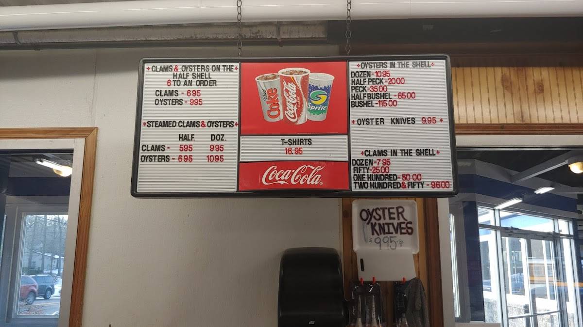 Menu at Anne Arundel Seafood restaurant, Pasadena