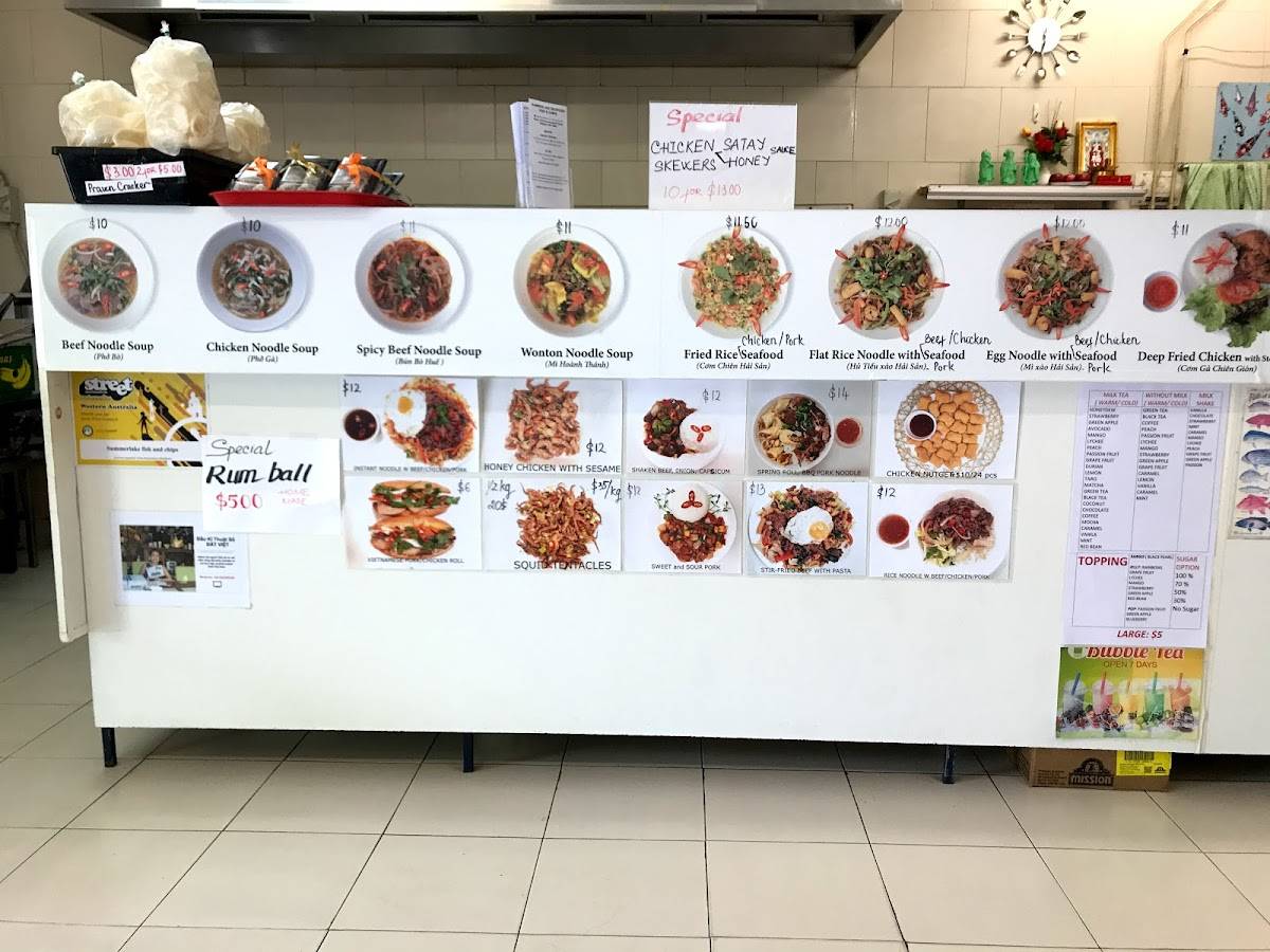 Menu at Summerlakes Seafood Fish & Chips restaurant, Ballajura