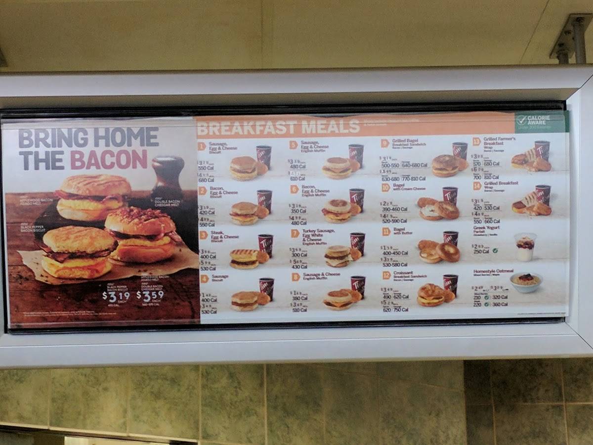 Carta del restaurante Tim Hortons, Beavercreek, Indian Ripple Rd